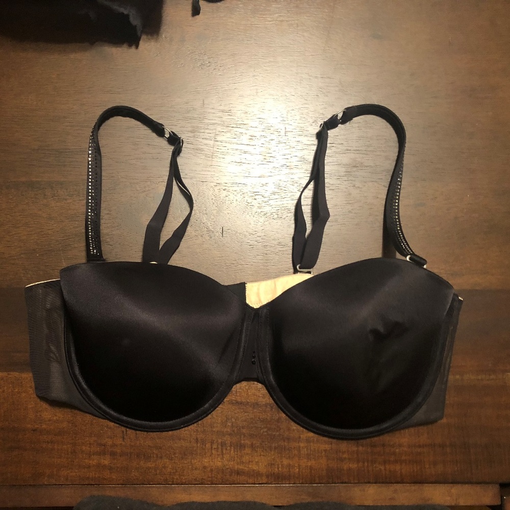 Victoria's Secret Biofit Multi-Way 38D Black Satin
